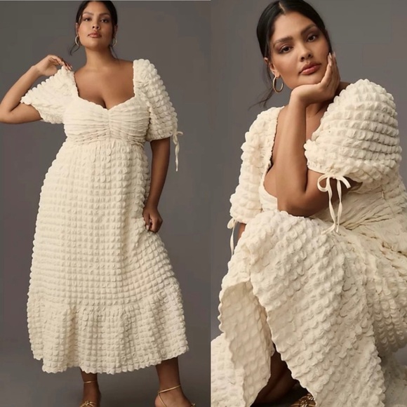 Endless Rose Dresses & Skirts - Endless Rose Textured Maxi Dress Ivory Size 1X